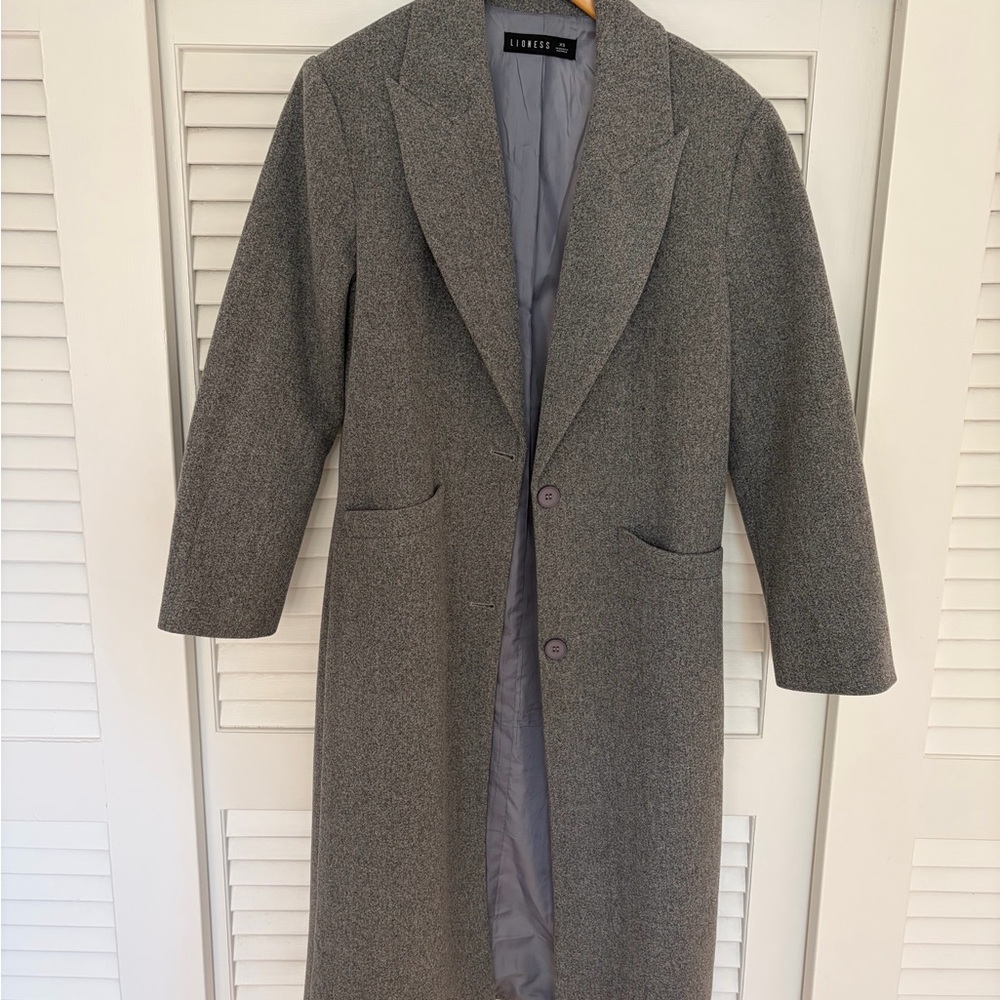 Lioness Gray Long Coat